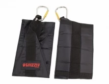 Пeтли Бepeшa GRIZZLY Deluxe Hanging Ab Straps нейлон/черный