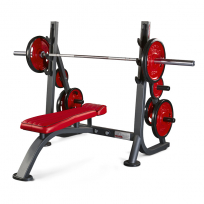 Олимпийская горизонтальная скамья (базовая) PANNATA Freeweight High Performance OLYMPIC Flat Bench Base 1HP203B