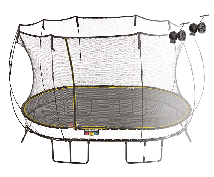 Батут овальный SPRINGFREE O77 W с колесиками