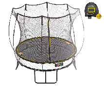 Детский круглый батут SPRINGFREE R54 H с корзиной для мяча