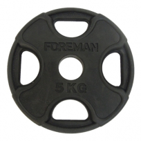 Олимпийский обрезиненный диск FOREMAN PRR-5KG