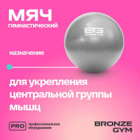Мяч для пилатеса и йоги BRONZE GYM FA-PMB20 20 см