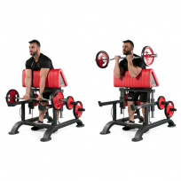 Регулируемая скамья для бицепса стоя PANATTA Adjustable Standing Curl Bench 1HP213