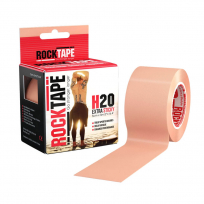 Кинезиотейп RockTape H2O (водостойкий), 5 см х 5 м, бежевый