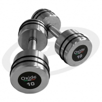 Хромированные гантели OXIDE FITNESS ODB05 (от 1 до 10 кг)